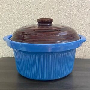 Large Blue Dutch Oven